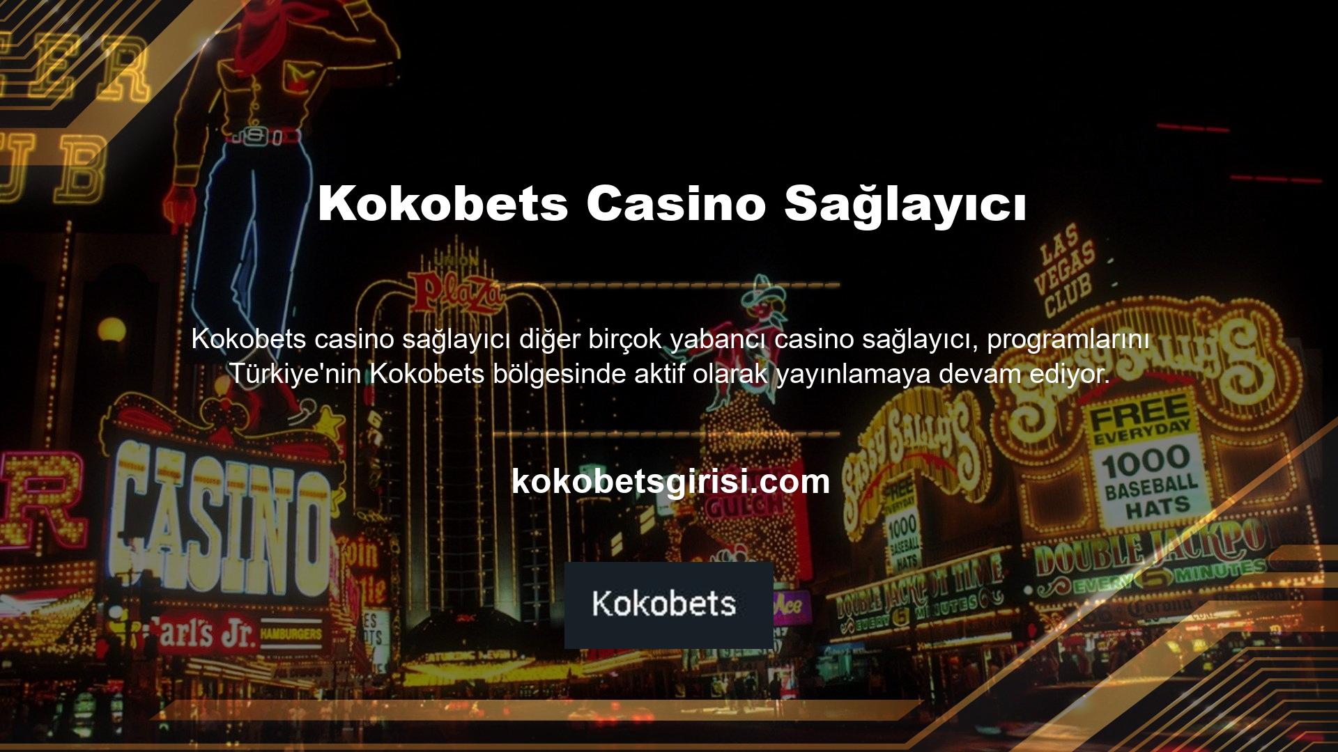 Kokobets bu anlamda ülkemizde Türk alternatifleri sunan başarılı ve güvenilir casino sağlayıcılardan biridir